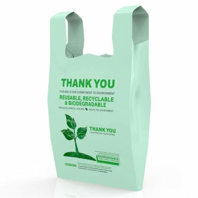 Прозрачный кукурузный крахмал носит кладет безвкусные Biodegradable полиэтиленовые пакеты в мешки