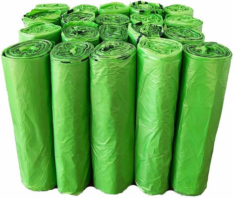 Зеленая Биодеградабле майцена кладет 40 кс 55 сантиметров в мешки никакое загрязнение