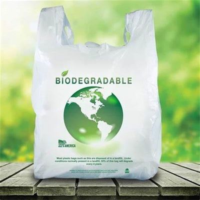 продуктовые сумки Biodegradable пластиковых хозяйственных сумок 20mic прозрачные Biodegradable